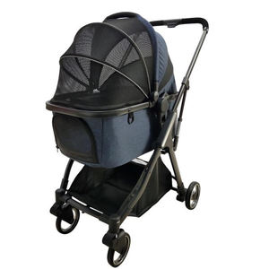 Kereta Bayi Lipat Mewah, Kereta Dorong Anjing/Stroller Hewan Peliharaan untuk Dijual/Kereta Dorong Hewan Peliharaan Perjalanan dengan Roda Besar - Product Image 2