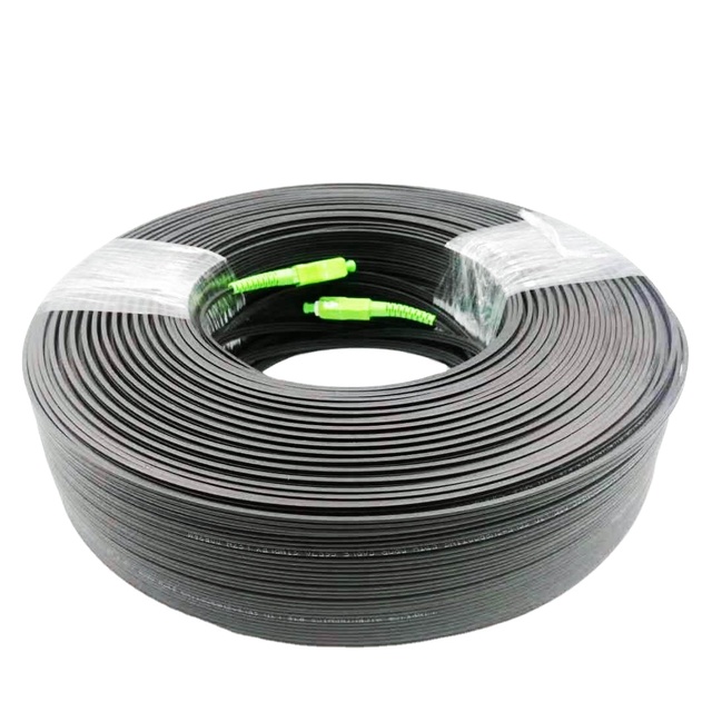 G657B3 G657A2 G652D 1 Core FTTH pre-connectorized Drop Cable Fiber Optic Patch Cord
