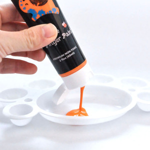 XinyiArt 60ML bebé 10 colores no tóxicos juego de pinturas para dedos con caja de regalo para niños Aprendizaje Temprano <span class=keywords><strong>pintura</strong></span> a mano manualidades DIY - Product Image 3