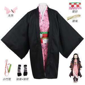 Anime Ecoparty Cosplay Costume <span class=keywords><strong>Kimetsu</strong></span> No Yaiba Kamado Tanjirou <span class=keywords><strong>Agatsuma</strong></span> Zenitsu Tomioka Giyuu Manteau Cape Cape - Product Image 4