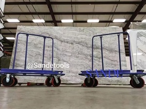 Chariot de plaques de plâtre en acier à 4 roues, chariot de cloisons sèches, chariot de panneaux de plaques de Sheetrock - Product Image 3