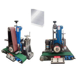 Desktop-Metall polierer mit Sand gürtel platte für glattes Haaransatz auf Metallo ber flächen - Product Image 2