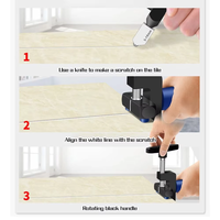 Cortador de Azulejos y Vidrio Integrado Sunsbuild con Rueda de Cerámica, Ángulo de Corte de 45° para Uso Industrial y Bricolaje
