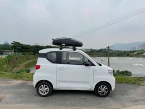 Boîte de toit universelle ultra-mince pour voiture et porte-bagages à double ouverture latérale en ABS+PC, style sport, vente en gros - Product Image 6