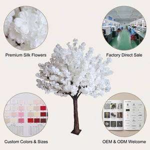 Arbre artificiel de fleurs de cerisier blanc FZS260008, grand arbre fleuri artificiel, centre de table de mariage, décoration intérieure pour événements et fêtes - Product Image 4
