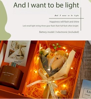 Coffrets d'aromathérapie pratiques, haut de gamme, exquis et luxueux, en verre, avec fleurs préservées imprimées en sérigraphie, cadeau du Nouvel An pour les mamans