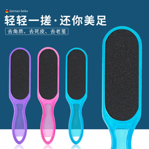 Gommage pour les pieds à domicile, exfoliant, éliminant les peaux mortes et les callosités, lissant les semelles des pieds, outil de gommage pour les pieds double face - Product Image 2