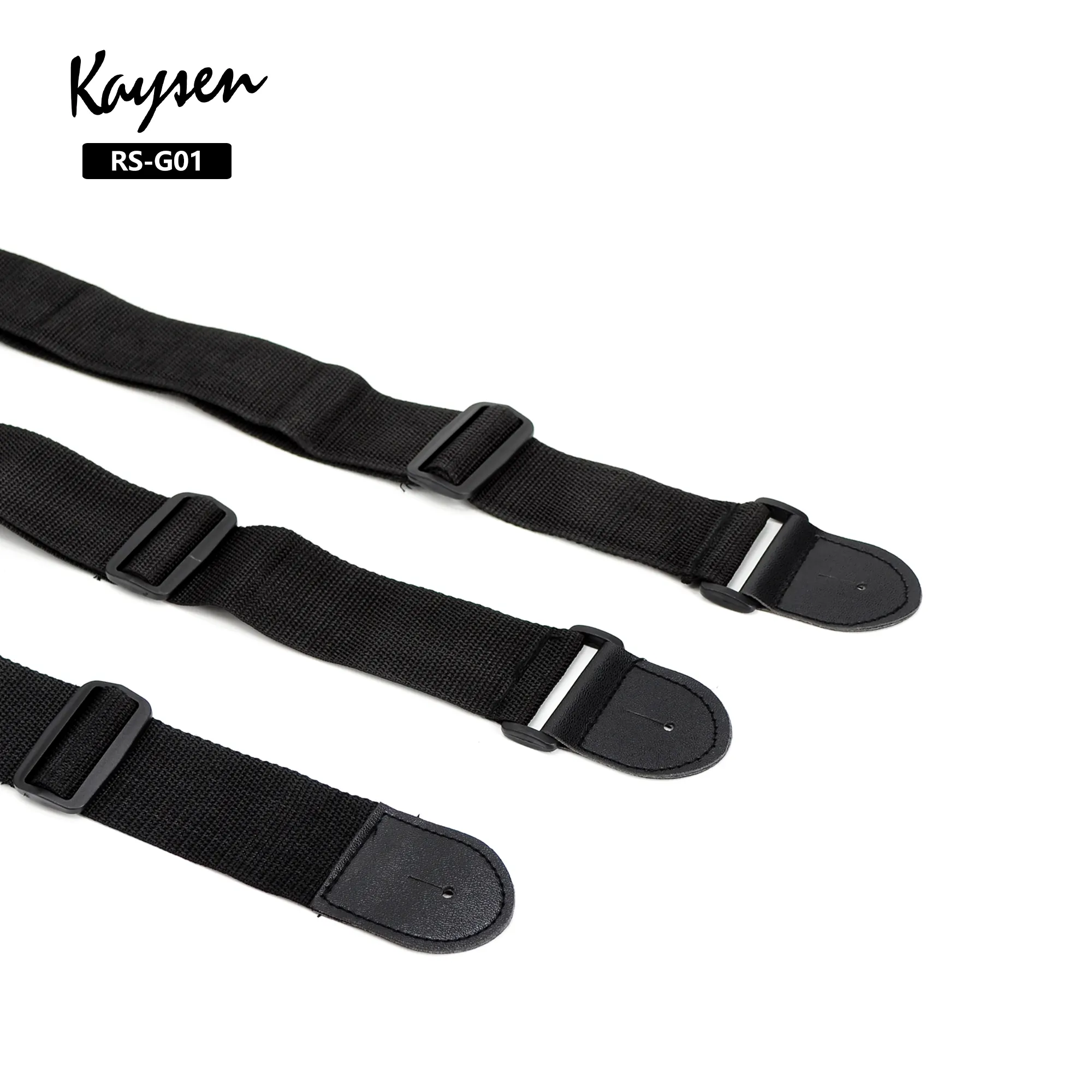 Direct Factory Wholesale Low Cost Guitar Black PP Belt Strap For Guitar Made in China