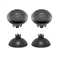 Capuchons de joystick ergonomiques amovibles et gravés en métal pour la réparation de la manette PS5 Edge