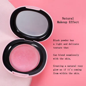 Colorete <span class=keywords><strong>de</strong></span> <span class=keywords><strong>Maquillaje</strong></span> Personalizado para Mejillas Pigmentado Brillante Rosa Vegano Paleta <span class=keywords><strong>de</strong></span> Colorete en Polvo con Logotipo Personalizado Sedoso Vegano - Product Image 4