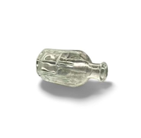 Bouteille en verre diffuseur vide transparente avec étiquette personnalisée 100 ml 250 ml 500 ml Bouteilles en verre octogonales vides