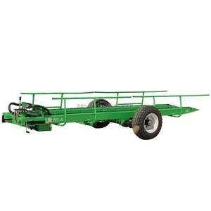 A large number of export agricultural orchard fruit self-unloading box trailer apple binx trailer