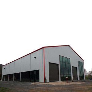 Conception moderne PEB Entrepôt industriel préfabriqué <span class=keywords><strong>en</strong></span> métal Garage Hangar Salle de sport Kits de construction de structure <span class=keywords><strong>en</strong></span> acier pour voitures d'extérieur - Product Image 1
