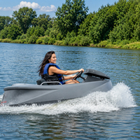 Kart de course électrique pour sports nautiques de haute qualité, capacité de charge de 200 kg, autonomie de la batterie de 2000 cycles, double siège, en LLDPE