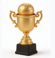 Trophées personnalisés en métal plaqué or avec logos, pour la fête des pères, la remise des diplômes, les œuvres d'art créatives, trophées de championnat sportif de haute qualité