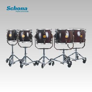 Tambor de Cuero Vacuno Genuino de 5 Tonos con Madera de Pino, Instrumento de Percusión Folclórico Tradicional Chino para Orquesta y Actuaciones en Vivo - Product Image 1