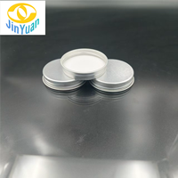 Bouchons filetés en aluminium avec revêtement en PE, fermetures à vis en métal, couvercle de bouteille en verre
