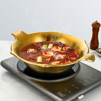 Bac à fondue Yuanyang commercial en acier inoxydable 304, pour soupes rouges et aigres, ustensile de cuisson pour restaurant, style Guizhou