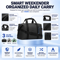 Sac de voyage BONLOR en gros, sac de sport résistant à l'eau avec bandoulière pour femmes et hommes, idéal pour les week-ends et comme bagage cabine
