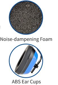 Orejeras Plegables con Cancelación <span class=keywords><strong>de</strong></span> Ruido Industrial, Protección <span class=keywords><strong>Auditiva</strong></span>, Material POM, Certificación CE EN, OEM - Product Image 5