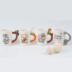 Customized Creative Printed 3D Animal <strong>Owl</strong> Design Travel Cup <strong>Coffee</strong> Ceramic <strong>Mugs</strong> - Product Image 3