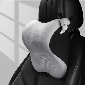 Comfortable Ergonomic Design Universal Fit Neck Support Cushion Latex <b>Car</b> Headrest Pillow Lumbar Support and <b>Car</b> Neck Pillow - Product Image 1