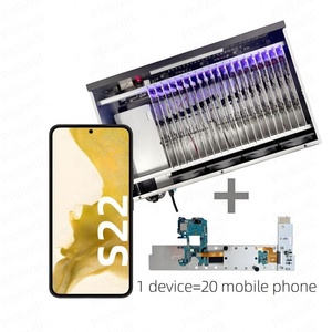 PhoneFarm Boxphone, Teléfono Android Usado con Matriz de 20 Placas Base P30, Chasis Especial, Compatible con WIFI OTG, Memoria Dual-cut de 64 GB - Product Image 1