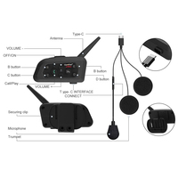 Système de communication sans fil V6 PLUS Arbitre pour kit interphone 4.0, portée 1200m, 20h d'autonomie, casque pour le football