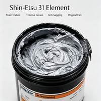 Shin-Etsu Original Hot Sale 8.1W Pâte Thermique Liquide Métallique au Gallium-Silicium Element 31 pour Refroidissement CPU/GPU d'Ordinateur Portable