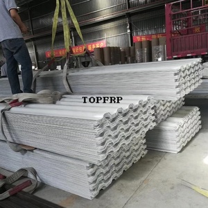 Weather Resistant Anti-corrosion Roof Tiles FRP Corrugated <b>Sheet</b> - Product Image 4
