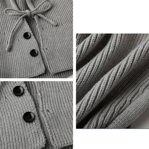Balaclava en <span class=keywords><strong>tricot</strong></span> à écran de soie, édition large, pour femmes adultes, automne-hiver, coupe-vent, chaud, distinctif et tendance - Product Image 3