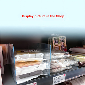 Diviseur d'étagère en plastique en forme de L multi-tailles avec aimant pour supermarché – Stock disponible - Product Image 4