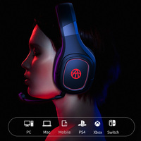 Casque de jeu sans fil, 2.4 ghz, LOGO RGB, personnalisé, OEM, pour PC, PS4, PS5, SWITCH XB0X