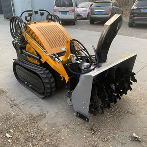 Skid Steer Mini Skid Steer Mesin Pembersih Salju Skid Steer Bucket Batu - Product Image 4