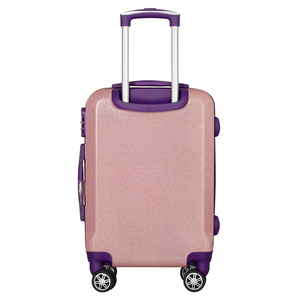 Maleta de Viaje con Ruedas Giratorias Rosa Brillante para Niña - Product Image 2
