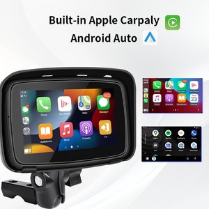 Écran tactile universel sans fil 5 pouces pour moto CarPlay Android Auto Affichage Navigation Multimédia pour Autocycle Autobike <span class=keywords><strong>Scooter</strong></span> - Product Image 3