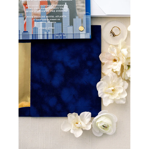 Invitación de boda de Skyline acrílico de doble capa <span class=keywords><strong>con</strong></span> foto cuadrada 3D de elegancia de lujo <span class=keywords><strong>con</strong></span> sobre de cartulina - Product Image 4