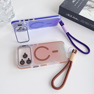 Étui pliable avec support pour objectif d'appareil photo et béquille pour <span class=keywords><strong>iPhone</strong></span> Air <span class=keywords><strong>13</strong></span> 14 15 16 17 <span class=keywords><strong>Pro</strong></span> Max 17E, compatible avec la recharge sans fil et doté d'un bracelet magnétique - Product Image 6