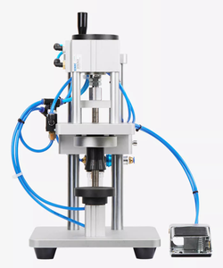 वायवीय इत्र बोतल कैप क्लोजिंग मशीन (प्लास्टिक-एल्यूमीनियम कैप क्रिमर) - Product Image 2