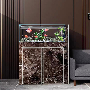 ตัวกรองตู้ปลาขนาดเล็กทำจากแก้วสีขาวพิเศษพร้อมตู้ด้านล่างอุปกรณ์สำหรับตู้ปลา - Product Image 1