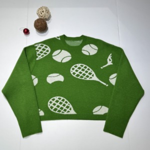 Maglione Invernale da <span class=keywords><strong>Donna</strong></span> a Maniche Lunghe con Collo Tondo, Design Moderno in <span class=keywords><strong>Maglia</strong></span> a Rete, Stile Sportivo - Product Image 2