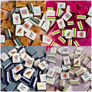 Tuiles de Mahjong Américaines Personnalisées Vert Citron, Expédition en 72h, avec un ensemble complet de 160/166 tuiles en acrylique à 4 couches, 1 jeu pour jeux de société - Product Image 6