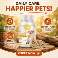 Comprimés apaisants pour chiens et chats avec vitamines B, C, E, soutien cardiovasculaire, bien-être cardiaque, soin des animaux de compagnie, complément quotidien, le meilleur