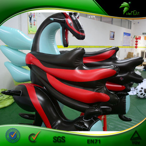 <strong>Large</strong> Soft PVC <strong>Inflatable</strong> Blue and Black Laying Dragon with Sph Hole Sexy for Men - Product Image 3