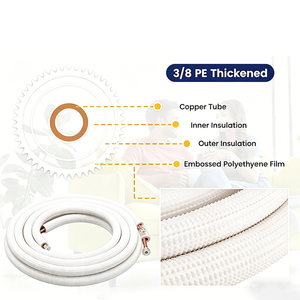<span class=keywords><strong>Kit</strong></span> <span class=keywords><strong>de</strong></span> Accesorios <span class=keywords><strong>de</strong></span> Instalación para Conexión <span class=keywords><strong>de</strong></span> Tubería <span class=keywords><strong>de</strong></span> Cobre para <span class=keywords><strong>Aire</strong></span> <span class=keywords><strong>Acondicionado</strong></span> - Product Image 2