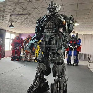 Draagbare Robot Mascotte Kostuum 2.7M Lange Realistische Robot Kostuum Voor Volwassenen Voor Zakelijke Activiteit Feest