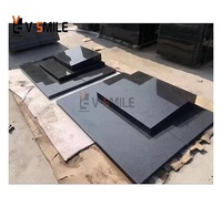 Reine Absolute Black Granit Wasserfall-Wandfliesen mit Wasserlauf-Effekt, schwarze Wandfliesen nach Maß