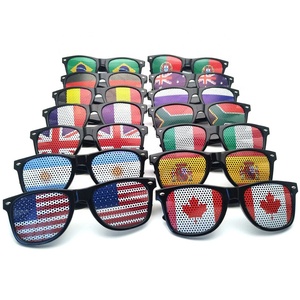 Gafas de Sol con Diseño de Bandera Nacional, México, Francia, Inglaterra, Alemania, para Fanáticos del Fútbol, Gafas de Fiesta, Recuerdos con Logotipo de Equipo Personalizado - Product Image 1