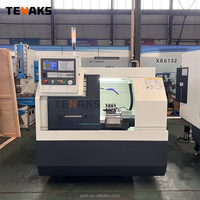 Tour CNC miniature TENAKS CK0640 220V, tour horizontal à banc plat avec fonction de fraisage, système de commande GSK
