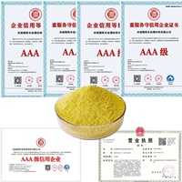 Poli Cloruro de Aluminio en Polvo, Agente Floculante Amarillo, Marca Tenghui, 24%-30% de Pureza, Agente Auxiliar Químico, 25kg/saco, Soluble